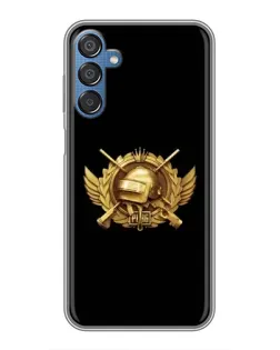 Чехол для Samsung Galaxy M15 (M156) с картинкой «PUBG — оранжевый градиент»