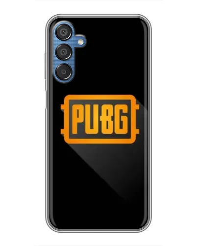 Чехол для Samsung Galaxy M15 (M156) с картинкой «PUBG — рамка лого» Чехол для Samsung Galaxy M15 (M156) с картинкой «PUBG — рамка лого»