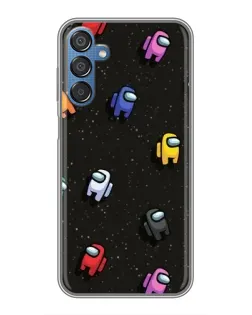 Чехол для Samsung Galaxy M15 (M156) с картинкой «Космический паттерн Among Us»