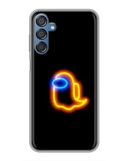 Чехол для Samsung Galaxy M15 (M156) с картинкой «Among Us неоновое сияние»
