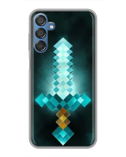 Чехол для Samsung Galaxy M15 (M156) с картинкой «Алмазный меч неон» Чехол для Samsung Galaxy M15 (M156) с картинкой «Алмазный меч неон»