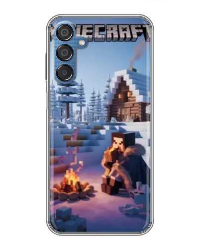 Чехол для Samsung Galaxy M15 (M156) с картинкой «Зимний Minecraft» Чехол для Samsung Galaxy M15 (M156) с картинкой «Зимний Minecraft»