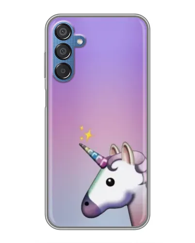 Чехол для Samsung Galaxy M15 (M156) с картинкой «Единорог градиент» Чехол для Samsung Galaxy M15 (M156) с картинкой «Единорог градиент»
