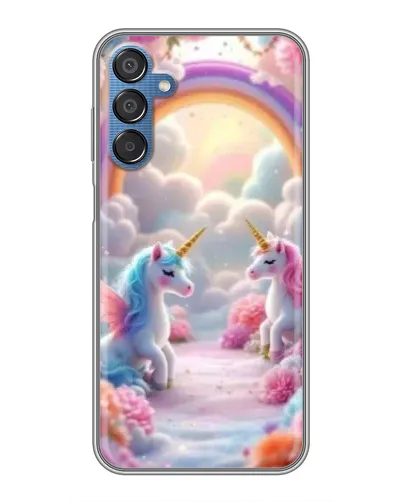 Чехол для Samsung Galaxy M15 (M156) с картинкой «Радуга и единороги» Чехол для Samsung Galaxy M15 (M156) с картинкой «Радуга и единороги»