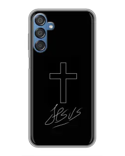 Чехол для Samsung Galaxy M15 (M156) с картинкой «Графический крест Jesus»