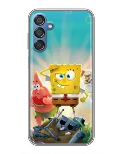 Чехол для Samsung Galaxy M15 (M156) с картинкой «Спанч Боб победитель»