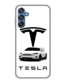 Чехол для Samsung Galaxy M15 (M156) с картинкой «Tesla White Style» Чехол для Samsung Galaxy M15 (M156) с картинкой «Tesla White Style»