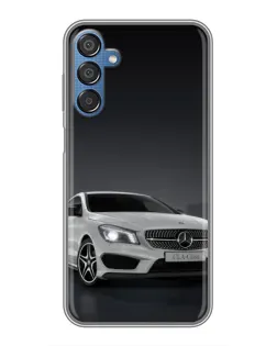 Чехол для Samsung Galaxy M15 (M156) с картинкой «Mercedes AMG GT Silver»