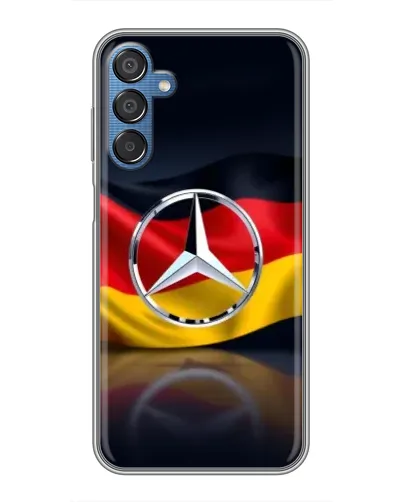 Чехол для Samsung Galaxy M15 (M156) с картинкой «Mercedes — флаг Германии»
