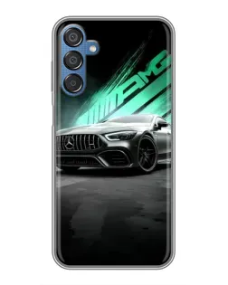 Чехол для Samsung Galaxy M15 (M156) с картинкой «Темный Mercedes AMG»