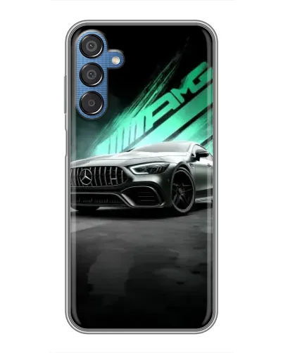 Чехол для Samsung Galaxy M15 (M156) с картинкой «Темный Mercedes AMG»