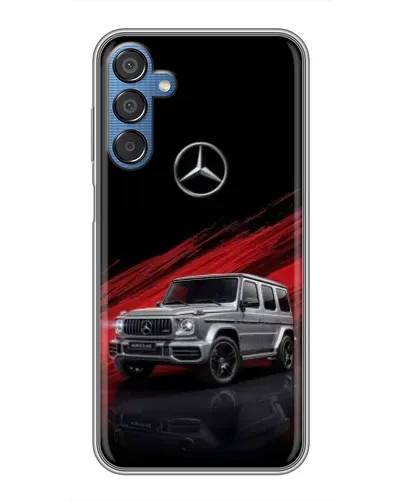 Чехол для Samsung Galaxy M15 (M156) с картинкой «Mercedes G-Class красный»