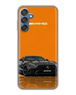 Чехол для Samsung Galaxy M15 (M156) с картинкой «Оранжевый Mercedes AMG»