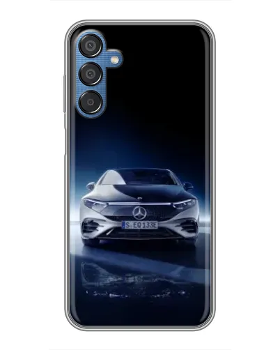 Чехол для Samsung Galaxy M15 (M156) с картинкой «Ночной Mercedes EQ»