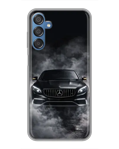 Чехол для Samsung Galaxy M15 (M156) с картинкой «Mercedes в дыму»
