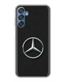 Чехол для Samsung Galaxy M15 (M156) с картинкой «Карбоновый Mercedes стиль»