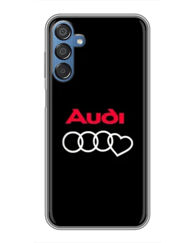 Чехол для Samsung Galaxy M15 (M156) с картинкой «Логотип Audi Heart»