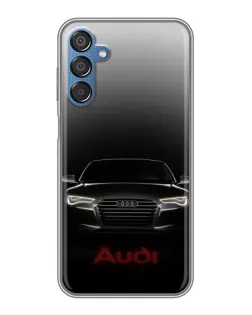 Чехол для Samsung Galaxy M15 (M156) с картинкой «Audi — градиентный контур» Чехол для Samsung Galaxy M15 (M156) с картинкой «Audi — градиентный контур»