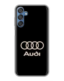 Чехол для Samsung Galaxy M15 (M156) с картинкой «Audi — золотой логотип» Чехол для Samsung Galaxy M15 (M156) с картинкой «Audi — золотой логотип»