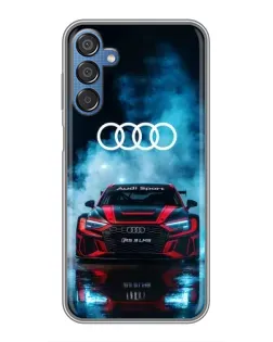 Чехол для Samsung Galaxy M15 (M156) с картинкой «Audi Sport — неон» Чехол для Samsung Galaxy M15 (M156) с картинкой «Audi Sport — неон»