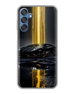Чехол для Samsung Galaxy M15 (M156) с картинкой «Ночной Lamborghini драйв»