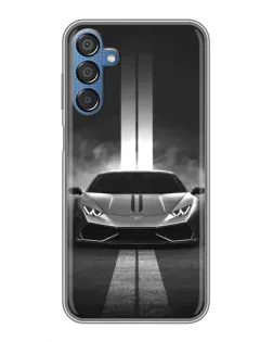 Чехол для Samsung Galaxy M15 (M156) с картинкой «Lamborghini симметрия дорог»