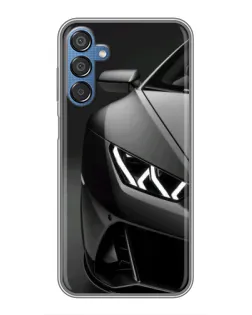 Чехол для Samsung Galaxy M15 (M156) с картинкой «Lamborghini фары детализация»