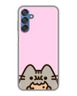 Чехол для Samsung Galaxy M15 (M156) с картинкой «Pusheen и печенье»