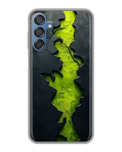 Чехол для Samsung Galaxy M15 (M156) с картинкой «Салатовый разлом скалы» Чехол для Samsung Galaxy M15 (M156) с картинкой «Салатовый разлом скалы»