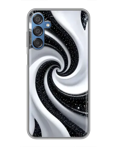 Чехол для Samsung Galaxy M15 (M156) с картинкой «Черно-белая спираль» Чехол для Samsung Galaxy M15 (M156) с картинкой «Черно-белая спираль»