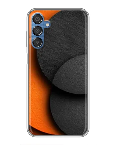 Чехол для Samsung Galaxy M15 (M156) с картинкой «Геометрия оранжевых кругов» Чехол для Samsung Galaxy M15 (M156) с картинкой «Геометрия оранжевых кругов»
