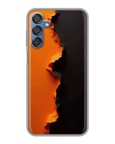 Чехол для Samsung Galaxy M15 (M156) с картинкой «Оранжевый разлом» Чехол для Samsung Galaxy M15 (M156) с картинкой «Оранжевый разлом»