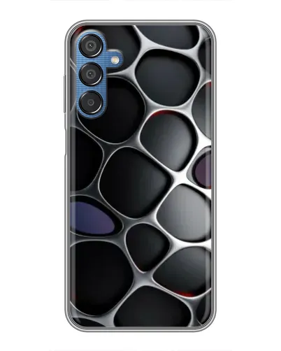 Чехол для Samsung Galaxy M15 (M156) с картинкой «Объемная темная решетка» Чехол для Samsung Galaxy M15 (M156) с картинкой «Объемная темная решетка»