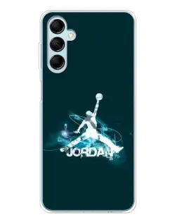Чехол для Samsung Galaxy M16 с картинкой «Jordan Blue Fire»