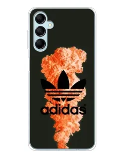 Чохол для Samsung Galaxy M16 з картинкою «Помаранчевий дим Adidas»