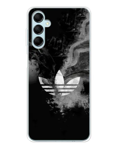 Чехол для Samsung Galaxy M16 с картинкой «Абстрактный дым Adidas»
