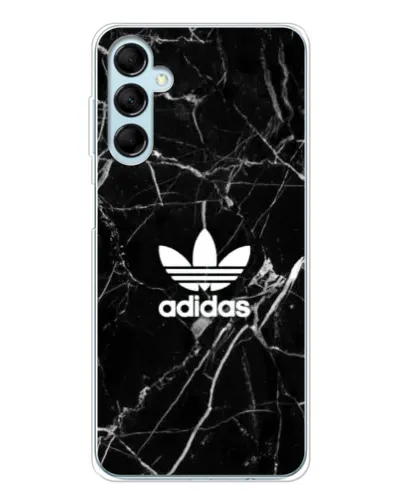 Чехол для Samsung Galaxy M16 с картинкой «Белый мрамор Adidas»
