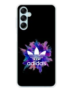Чехол для Samsung Galaxy M16 с картинкой «Взрыв красок Adidas»