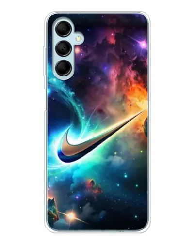 Чехол для Samsung Galaxy M16 с картинкой «Космический Nike Swoosh» Чехол для Samsung Galaxy M16 с картинкой «Космический Nike Swoosh»