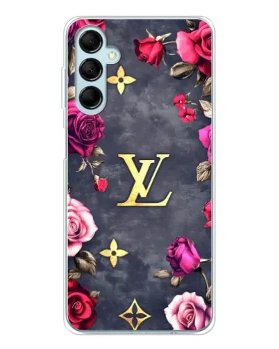 Чехол для Samsung Galaxy M16 с картинкой «Цветочный Louis Vuitton»