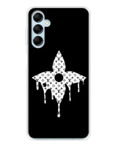 Чехол для Samsung Galaxy M16 с картинкой «Цветочная монограмма»
