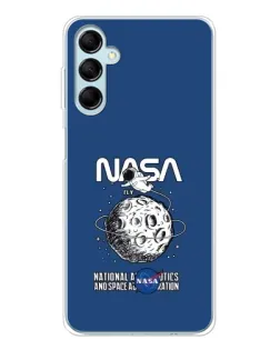 Чохол для Samsung Galaxy M16 з картинкою «NASA — місячна місія»