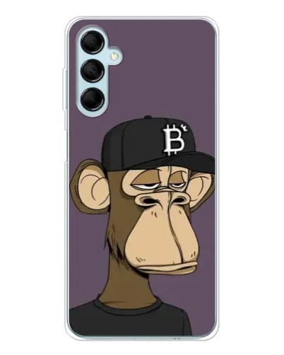 Чехол для Samsung Galaxy M16 с картинкой «Bored Ape в кепке»