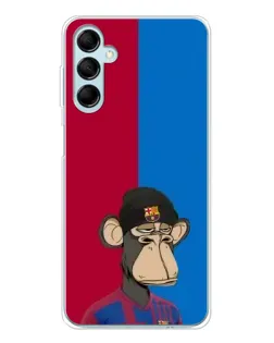 Чохол для Samsung Galaxy M16 з картинкою «Bored Ape — фанат Барси» Чохол для Samsung Galaxy M16 з картинкою «Bored Ape — фанат Барси»