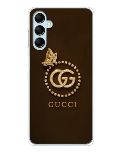 Чехол для Samsung Galaxy M16 с картинкой «Gucci — золотая бабочка» Чехол для Samsung Galaxy M16 с картинкой «Gucci — золотая бабочка»