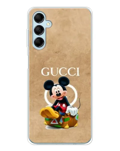 Чехол для Samsung Galaxy M16 с картинкой «Микки Маус Gucci — крафт» Чехол для Samsung Galaxy M16 с картинкой «Микки Маус Gucci — крафт»