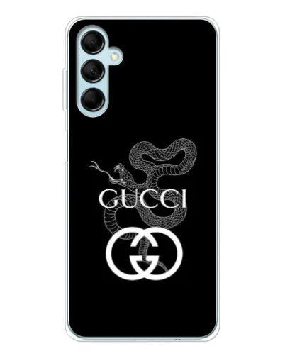 Чехол для Samsung Galaxy M16 с картинкой «Gucci — серебряная змея» Чехол для Samsung Galaxy M16 с картинкой «Gucci — серебряная змея»