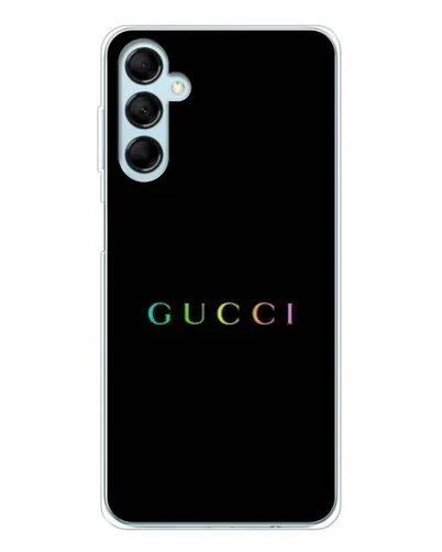 Чехол для Samsung Galaxy M16 с картинкой «Gucci — неоновый минимализм» Чехол для Samsung Galaxy M16 с картинкой «Gucci — неоновый минимализм»