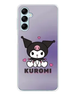 Чохол для Samsung Galaxy M16 з картинкою «Kuromi — фіолетовий арт»