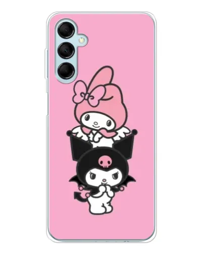Чехол для Samsung Galaxy M16 с картинкой «My Melody и Kuromi»
